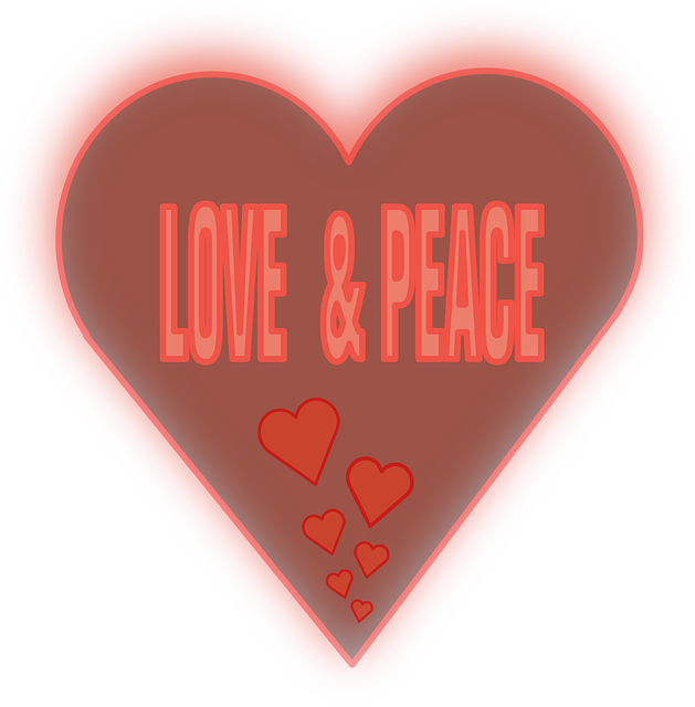 Free download Love Peace Heart - Free vector graphic on Pixabay free illustration to be edited with GIMP free online image editor
