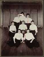 Free download Lowell Normal School, Lowell, MA. Womens basketball team 1905. (002) free photo or picture to be edited with GIMP online image editor