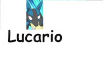 Free download Lucario With No Eyes free photo or picture to be edited with GIMP online image editor