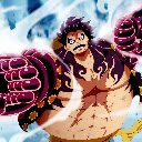 Luffy Boundman Gear Fourth One Piece Anime Theme  screen for extension Chrome web store in OffiDocs Chromium