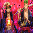 Luffy  Zoro Live Wallpaper  screen for extension Chrome web store in OffiDocs Chromium