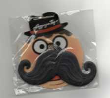Free download Luggage Tag By FunkyLand - Mustache free photo or picture to be edited with GIMP online image editor