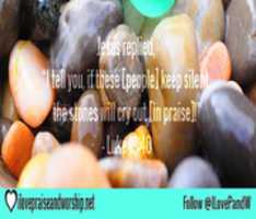 Free download Luke 19:40 Quote free photo or picture to be edited with GIMP online image editor