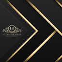 Luxury Black and Gold  screen for extension Chrome web store in OffiDocs Chromium