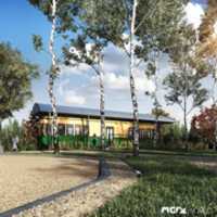 Free download Luxury Resort Rendering free photo or picture to be edited with GIMP online image editor