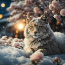 Lynx in Winter Wonderland  screen for extension Chrome web store in OffiDocs Chromium