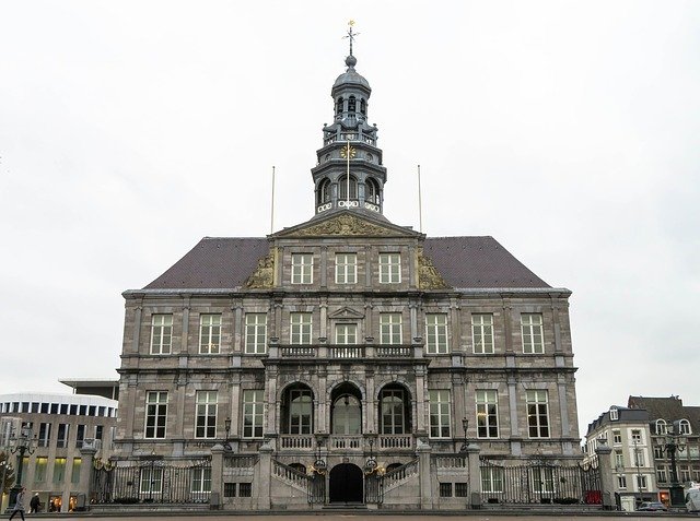 Free download Maastricht Town Hall Church Tower -  free photo or picture to be edited with GIMP online image editor