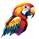 macaw perched  screen for extension Chrome web store in OffiDocs Chromium