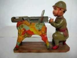 Free download Machine-Gunner Toy Made in Japan (1932-1945) free photo or picture to be edited with GIMP online image editor
