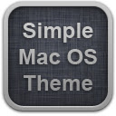 Mac OS X Simple Theme  screen for extension Chrome web store in OffiDocs Chromium