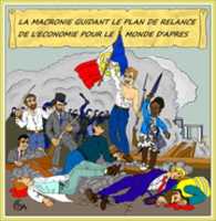 Free download Macronie Guidant Le Peuple free photo or picture to be edited with GIMP online image editor