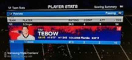 Free download Madden NFL 12 Tim Tebow New England Patriots Screenshot free photo or picture to be edited with GIMP online image editor