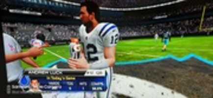 Free download Madden NFL 16 Andrew Luck Indianapolis Colts Screenshot free photo or picture to be edited with GIMP online image editor