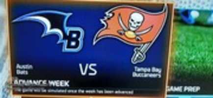 Free download Madden NFL 16 Austin Bats VS Tampa Bay Buccaneers Teams Screenshot free photo or picture to be edited with GIMP online image editor