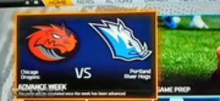 Free download Madden NFL 16 Chicago Red Dragons VS Portland River Hogs Teams Screenshot free photo or picture to be edited with GIMP online image editor