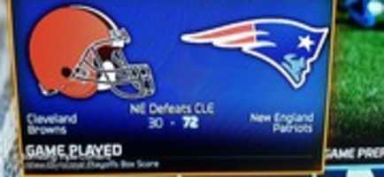 Free download Madden NFL 16 Cleveland Browns VS New England Patriots Teams Screenshot free photo or picture to be edited with GIMP online image editor