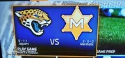 Free download Madden NFL 16 Jacksonville Jaguars VS San Antonio Marshalls teams Screenshot free photo or picture to be edited with GIMP online image editor