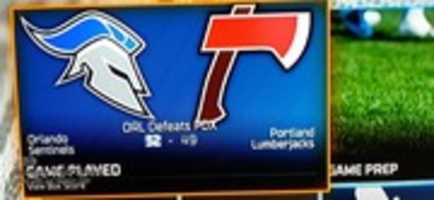הורדה חינם Madden NFL 16 Orlando Sentinels VS Portland Lumberjacks Teams צילום מסך תמונה או תמונה בחינם לעריכה עם עורך התמונות המקוון GIMP