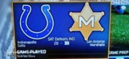 Free download Madden NFL 16 San Antonio Marshalls VS Indianapolis Colts Teams Screenshot free photo or picture to be edited with GIMP online image editor