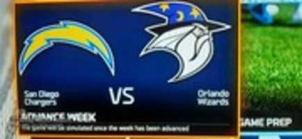 Free download Madden NFL 16 San Diego Chargers VS Orlando Wizards Teams Screenshot free photo or picture to be edited with GIMP online image editor