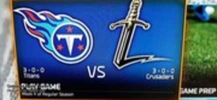 Free download Madden NFL 16 Tennessee Titans VS Los Angeles Crusaders Teams Screenshot free photo or picture to be edited with GIMP online image editor