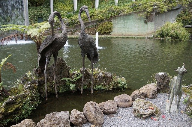 Free download Madeira Tropical Garden Sculpture -  free photo or picture to be edited with GIMP online image editor