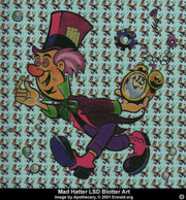 Free download Mad Hatter LSD Blotter Art by Apothecary free photo or picture to be edited with GIMP online image editor
