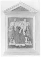 Free download Madonna and Child Enthroned with Saint John the Baptist and Another Saint free photo or picture to be edited with GIMP online image editor