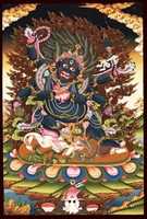 Free download Mahakala Black Thangka free photo or picture to be edited with GIMP online image editor