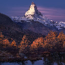 Majestic Matterhorn at Dusk  screen for extension Chrome web store in OffiDocs Chromium