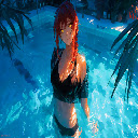 Makima In The Pool Live Wallpaper New  screen for extension Chrome web store in OffiDocs Chromium
