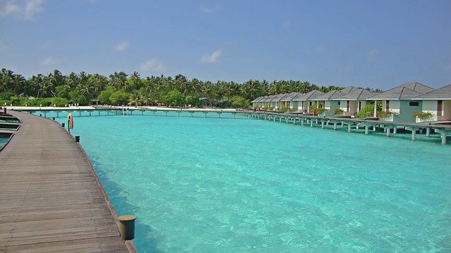 Template Photo Maldives Water Bungalow Vacation -  for OffiDocs