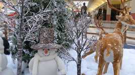 Free download Mall Christmas Snowman -  free video to be edited with OpenShot online video editor