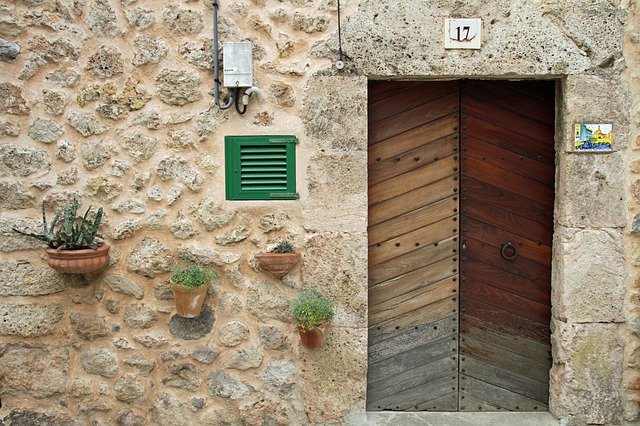 Unduh gratis Arsitektur Pintu Mallorca - foto atau gambar gratis untuk diedit dengan editor gambar online GIMP