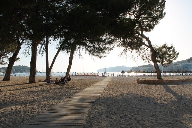 Free download Mallorca Santa Ponsa Beach -  free photo or picture to be edited with GIMP online image editor