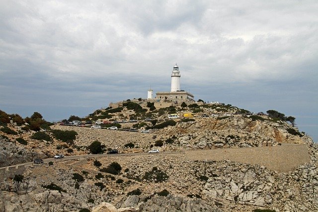 Free download Mallorca Spain Lighthouse -  free photo or picture to be edited with GIMP online image editor