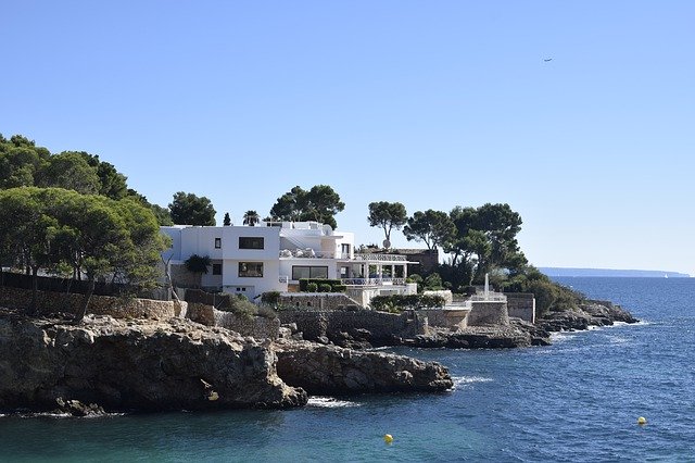 Free download Mallorca Villa House -  free photo or picture to be edited with GIMP online image editor