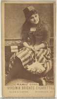 Free download Mamie Goss, from the Actors and Actresses series (N45, Type 1) for Virginia Brights Cigarettes free photo or picture to be edited with GIMP online image editor