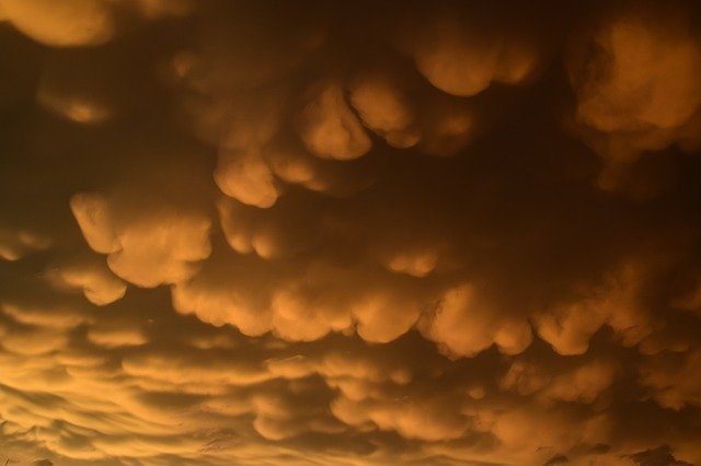 Free download Mammatus Clouds Cumulus Mystical -  free photo or picture to be edited with GIMP online image editor