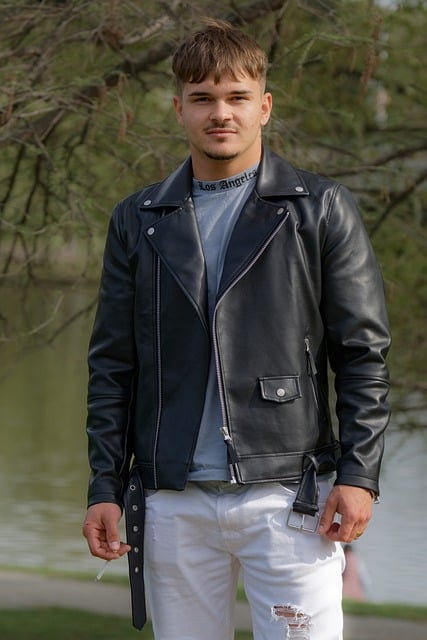 Free download man casual jackets lake shore tree free picture to be edited with GIMP free online image editor