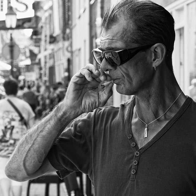 Free download man cigarette street photography free picture to be edited with GIMP free online image editor