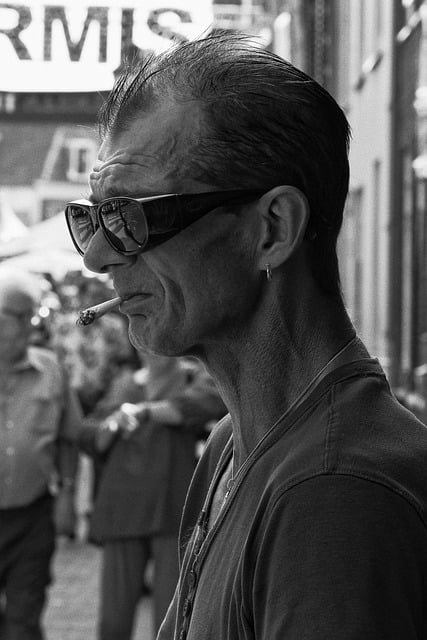 Free download man cigarrette smoke sunglasses free picture to be edited with GIMP free online image editor