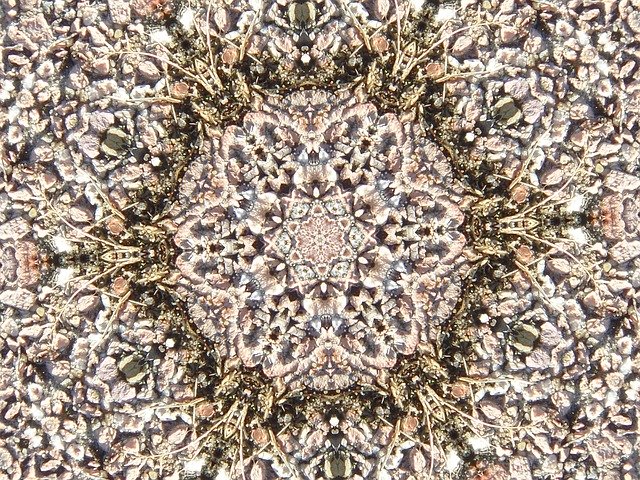 Free download Mandala Concrete Away -  free illustration to be edited with GIMP free online image editor