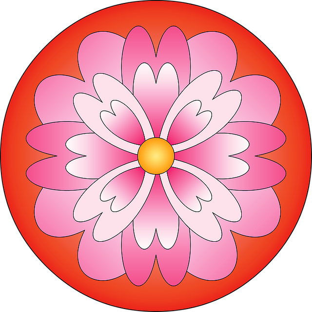 Free download Mandala Flower Flowers -  free illustration to be edited with GIMP free online image editor
