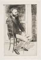 Free download Manet Seated, Turned to the Right free photo or picture to be edited with GIMP online image editor