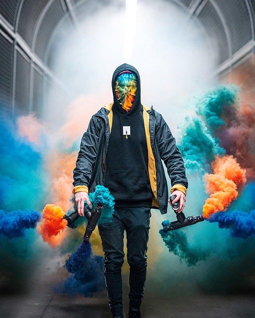 Free download man fashion smoke bombs color bombs free picture to be edited with GIMP free online image editor