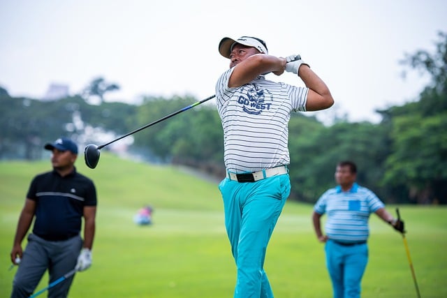 Free download man golf golfer ball golfing pose free picture to be edited with GIMP free online image editor
