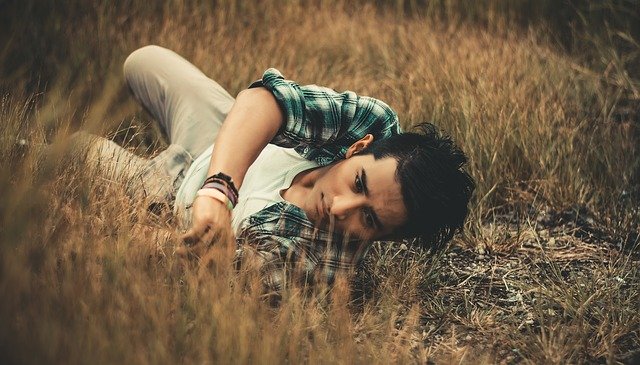 Descărcare gratuită Man Handsome On Grass - fotografie sau imagini gratuite pentru a fi editate cu editorul de imagini online GIMP