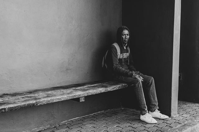 Free download man homeless poor old sad bench free picture to be edited with GIMP free online image editor