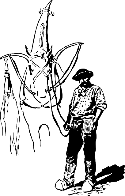 Darmowe pobieranie Człowiek Koń Czarno-Biały - Darmowa grafika wektorowa na Pixabay darmowa ilustracja do edycji za pomocą GIMP darmowy edytor obrazów online